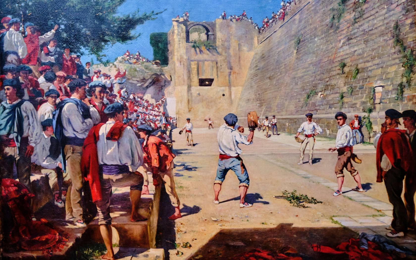 A painting from the Basque museum of the history.