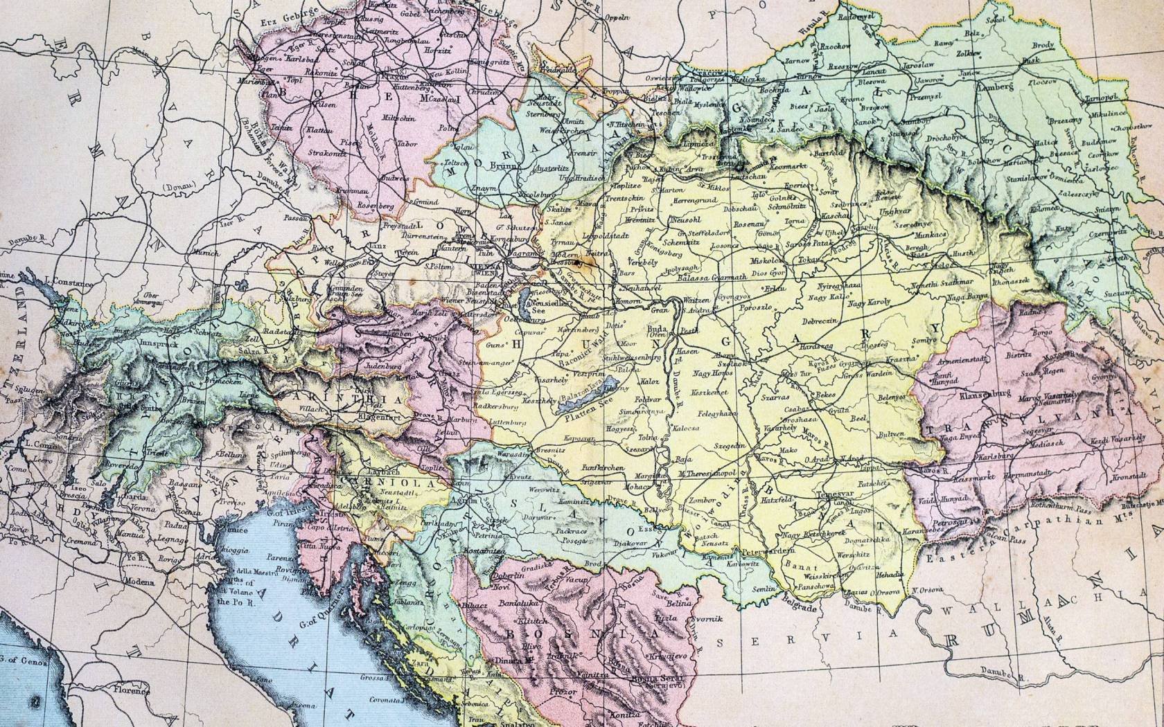 Habsburgs map