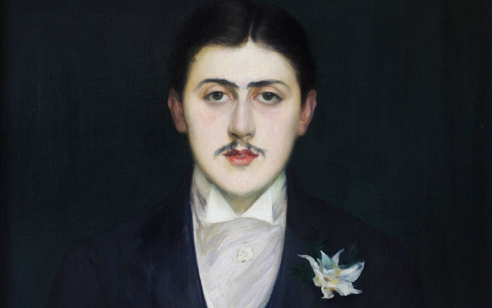 Portrait of Marcel Proust by Jacques-Emile Blanche.